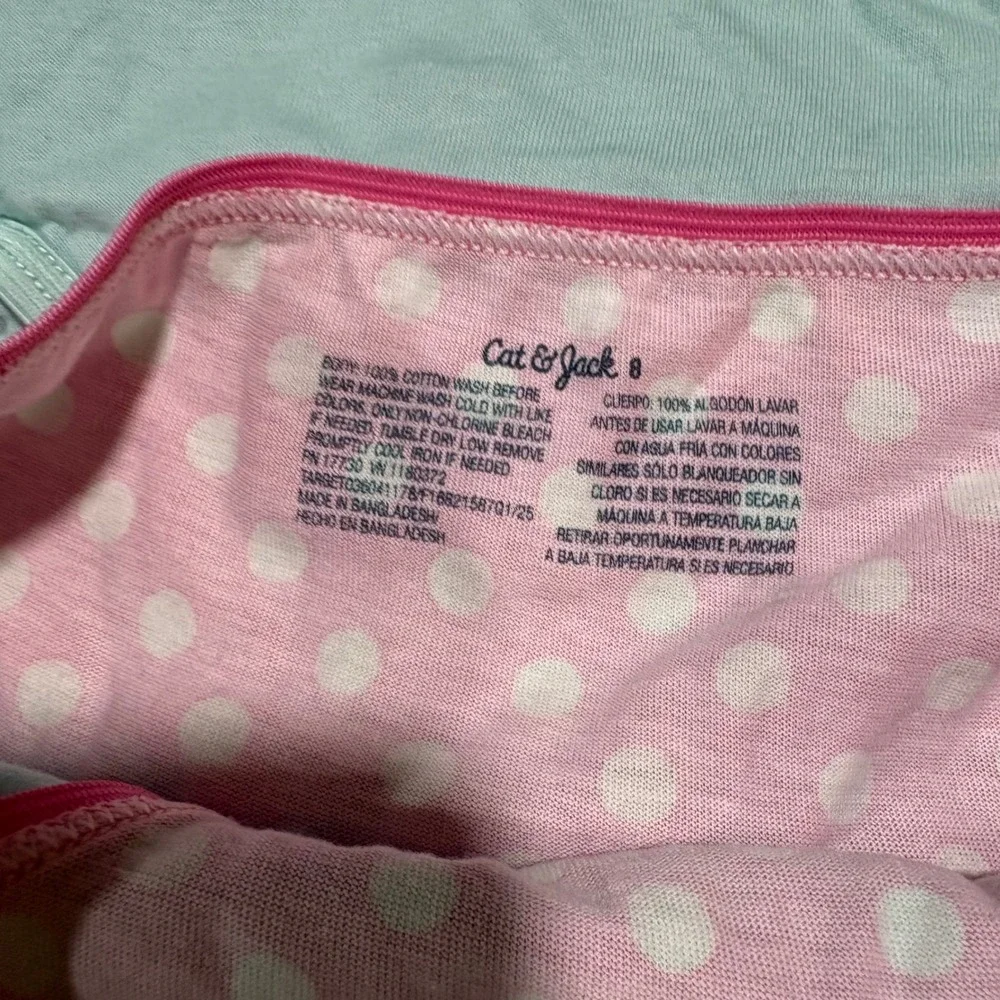 Cat & Jack Girls Size 8 Cotton Brief Underwear Lot of 10 Polka Dots Stripe Heart